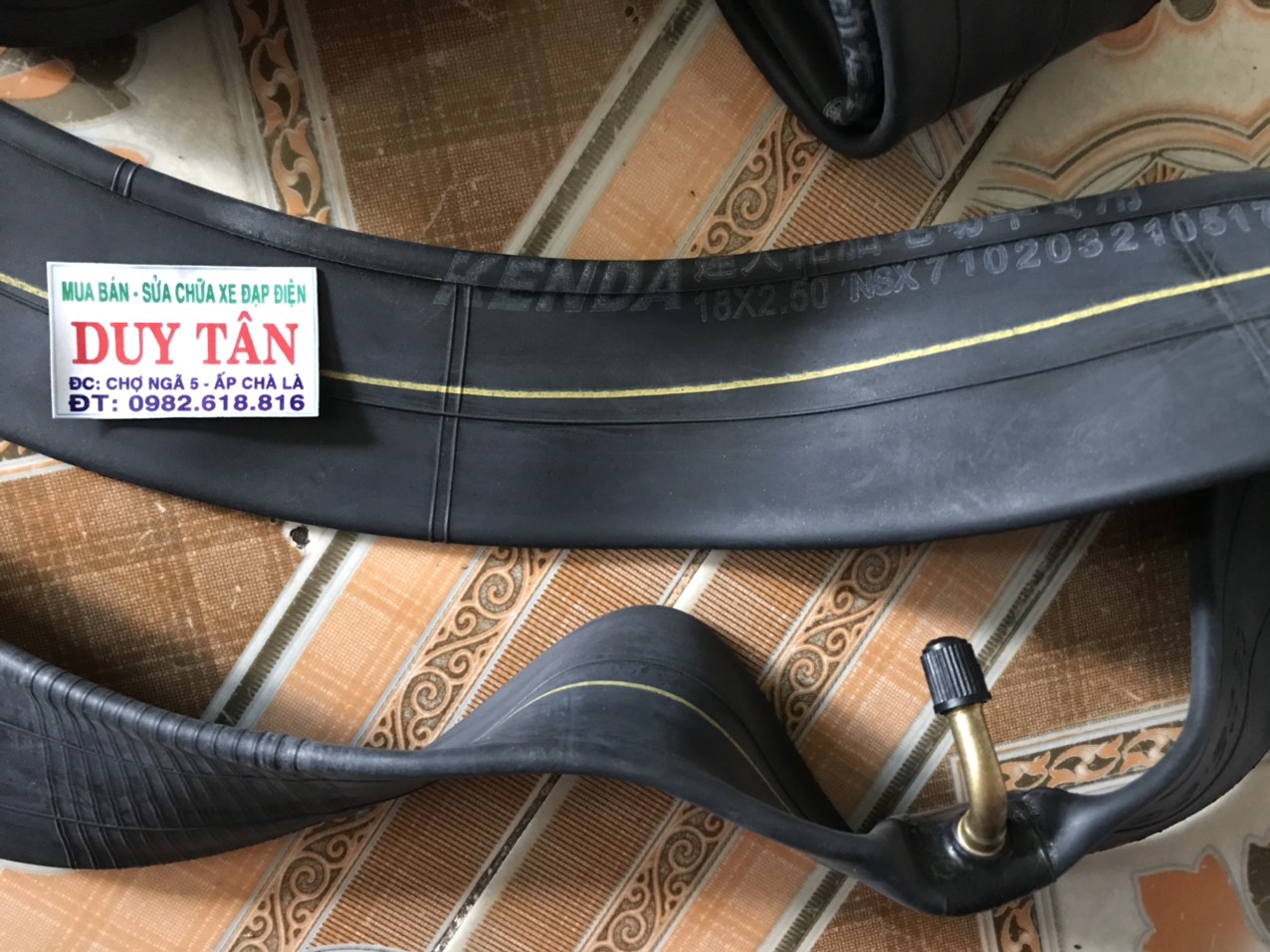 ruột xe đạp điện 18 x 2.50  kenda - chengshin