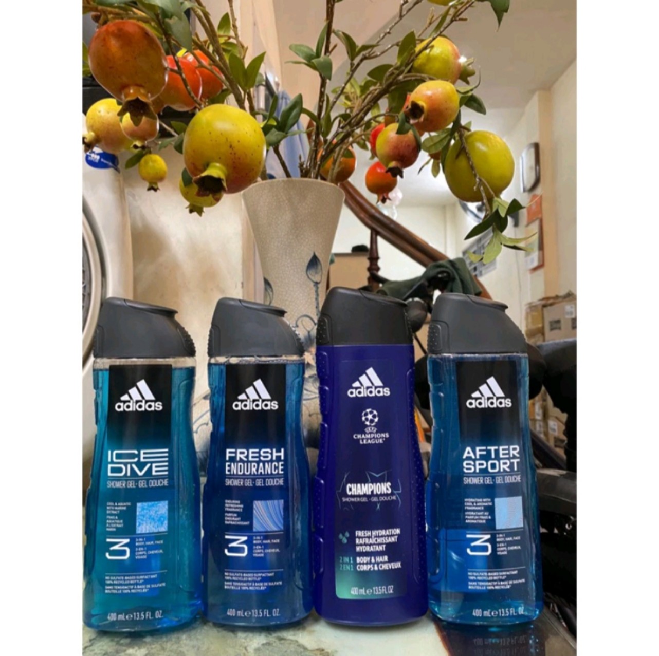 tắm gội 3in1 adidas 400ml ( mẫu mới )