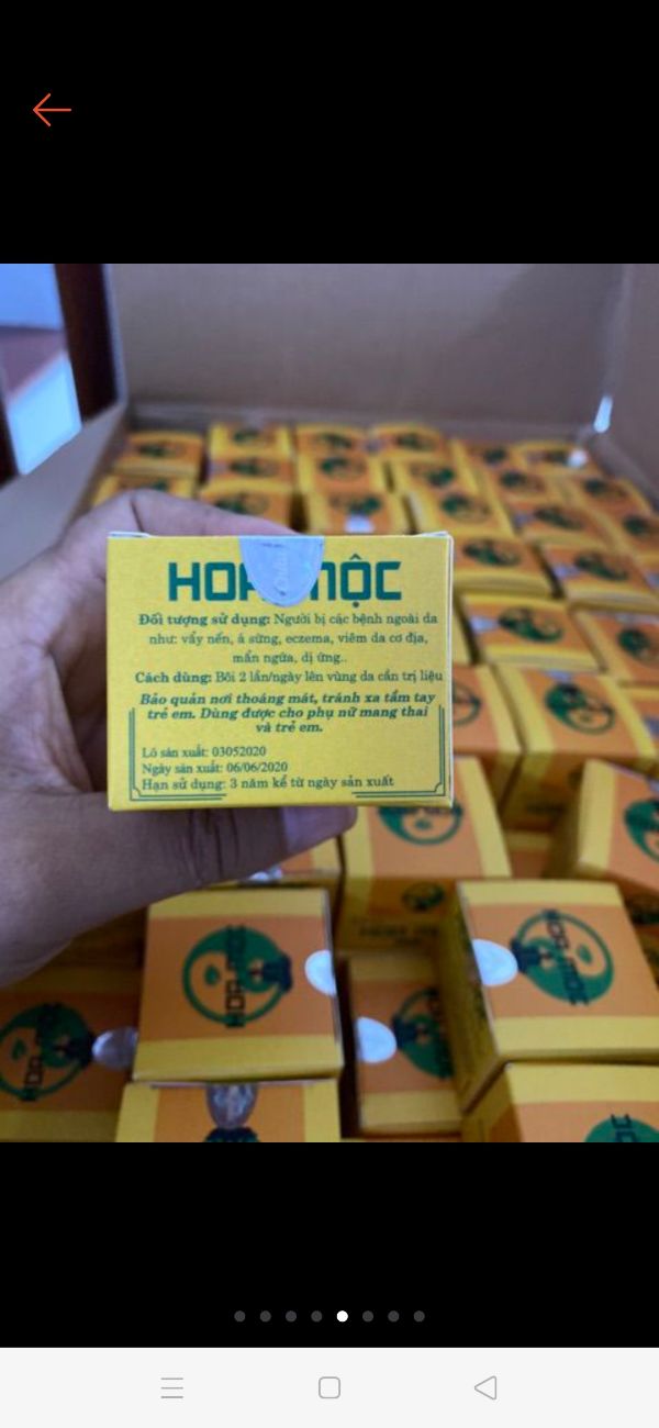 Kem bôi da Hoa Mộc hàng chuẩn
