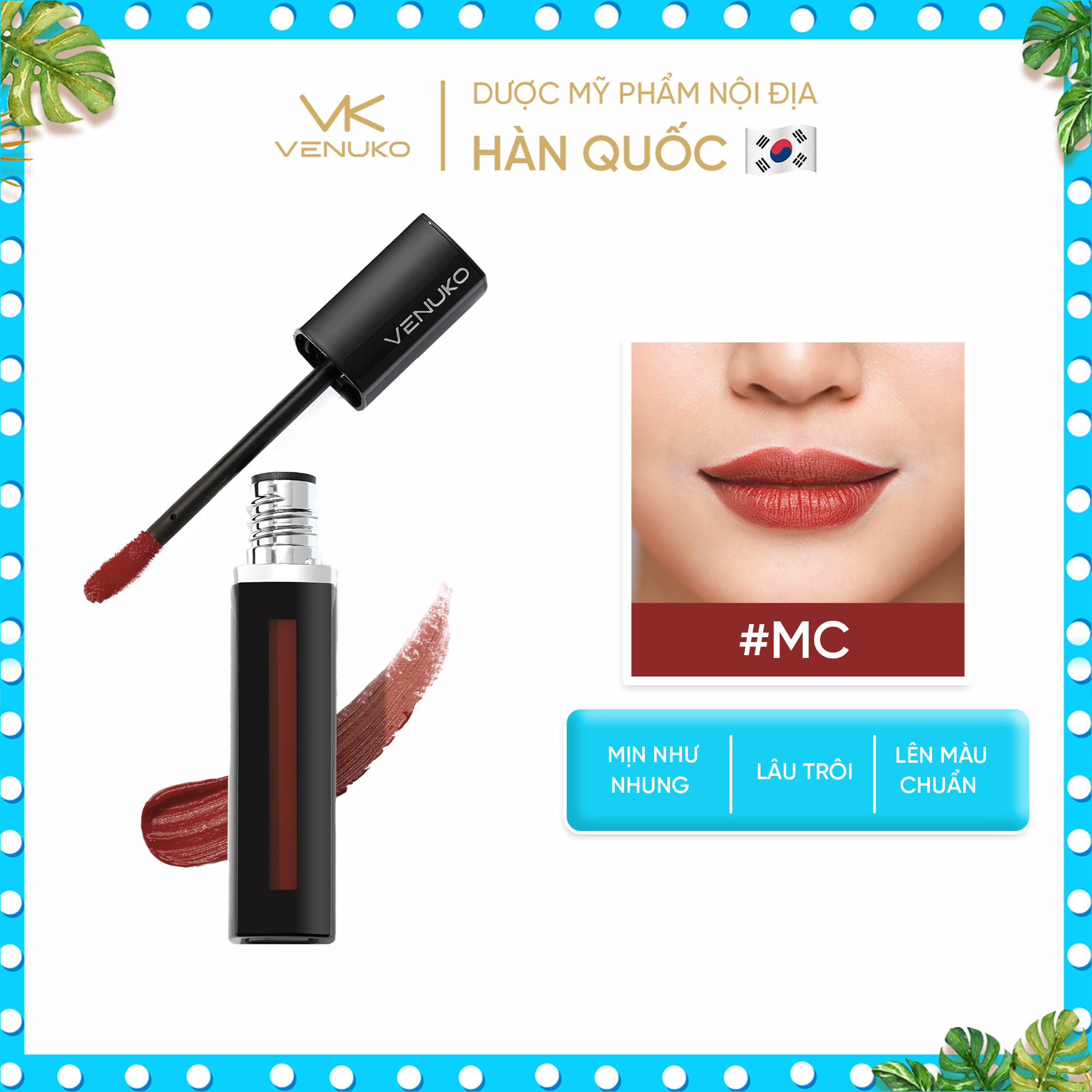 Son Venuko Tint 5ml màu nâu đất - MC