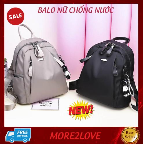 Túi xách thời trang nữ bán chạy, Balo đeo thời trang chống nước giá rẻ, Balo Nữ chống nước hot 2019. Vải dù chống thấm nước. Kiểu dáng thời trang, năng động, có khóa kéo tiện dụng. Bảo hành uy tín.