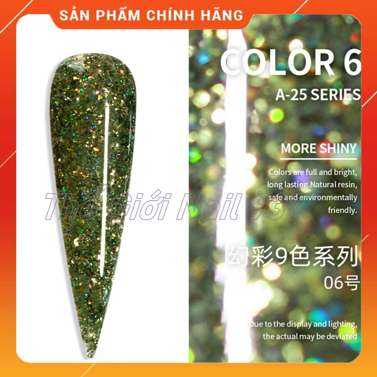 [HCM]Sơn gell AS chai đỏ mã A25 - 15ml