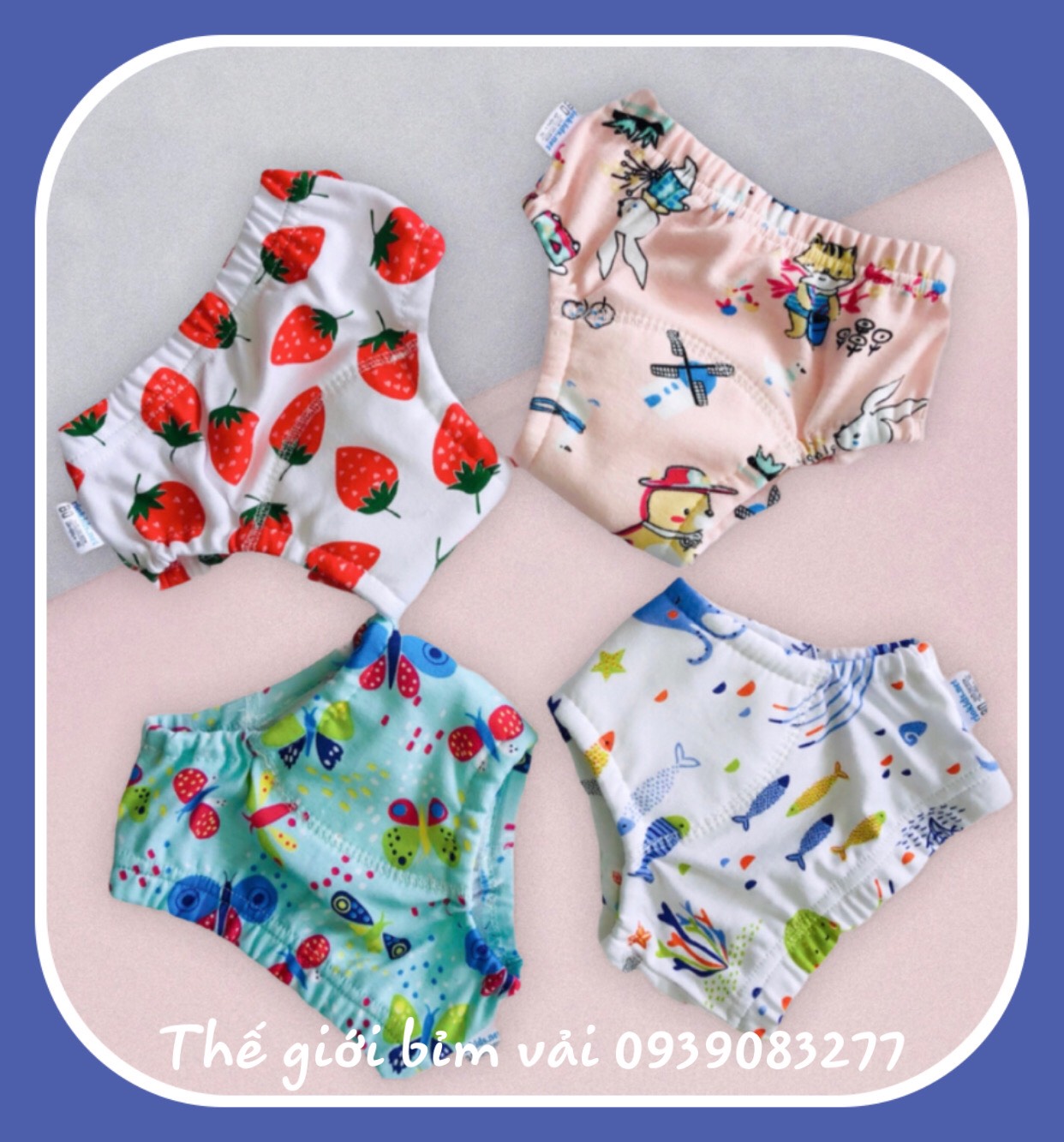 [HCM]Quần Bỏ Bỉm Vải Đêm Riokids