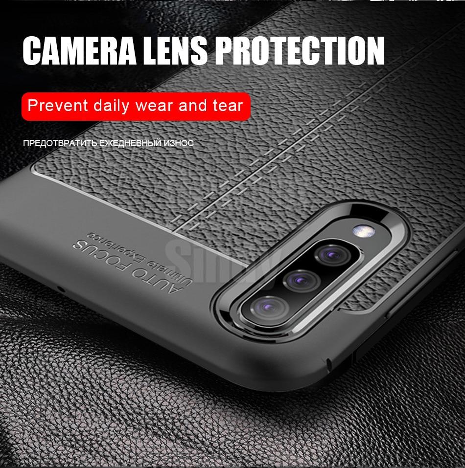 Ốp lưng silicon vân da cho Samsung Galaxy A50 - Auto Focus