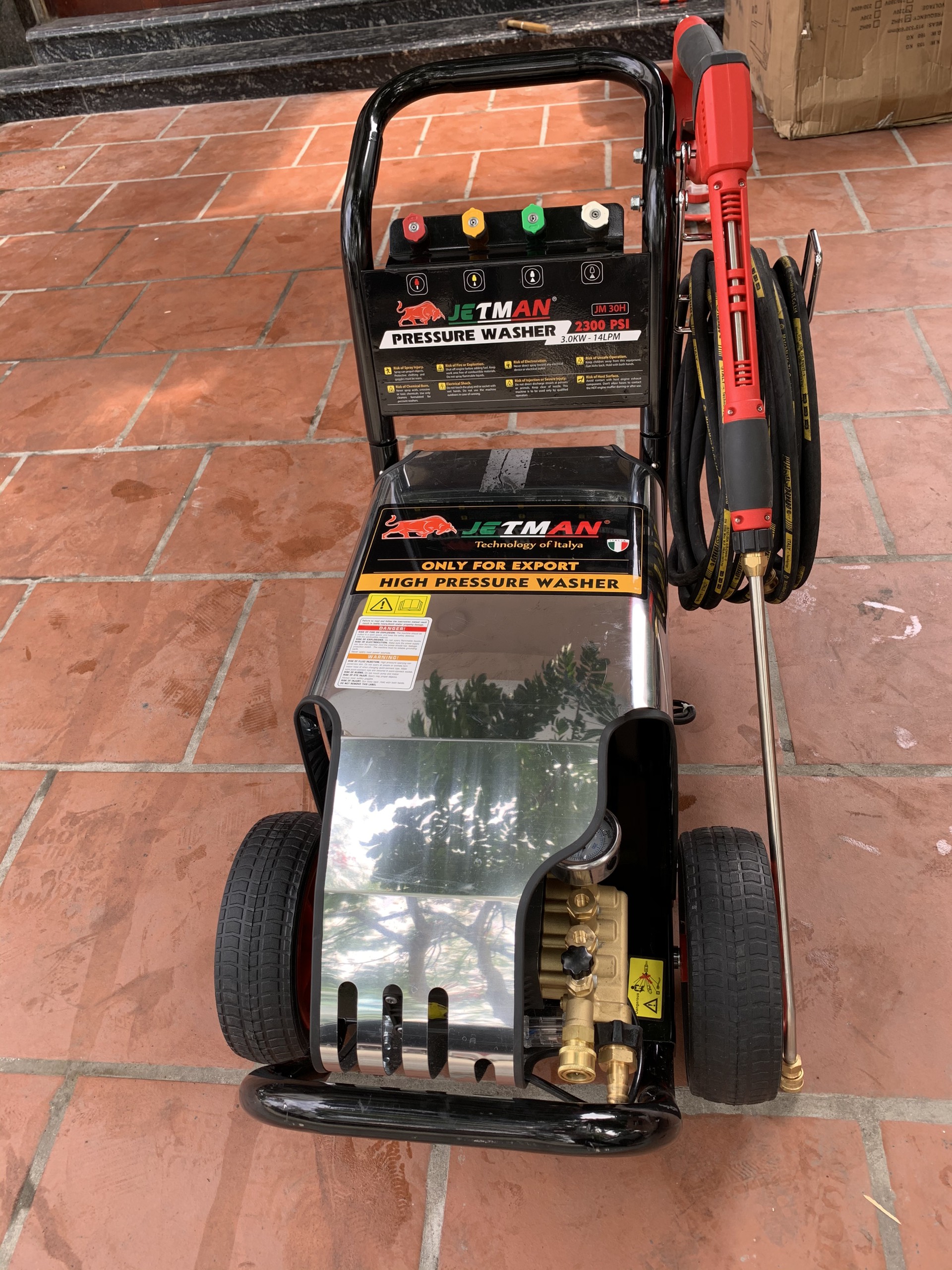Máy Rửa Xe Cao Áp 3Kw Jetman JM30H
