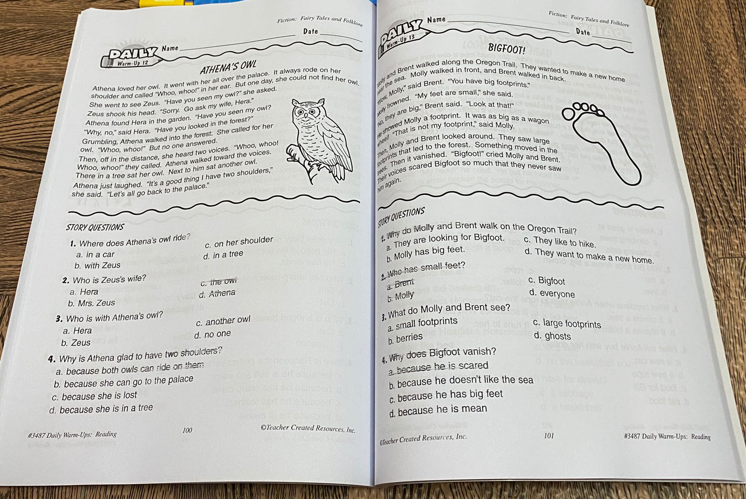 sách Daily Warm-Ups: Reading , Grade 1-8 (Sách Đen Trắng)
