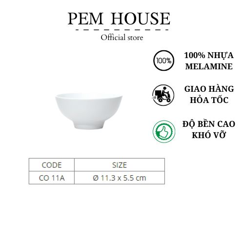 Chén Cơm Nhựa Melamine Cao Cấp Horeca