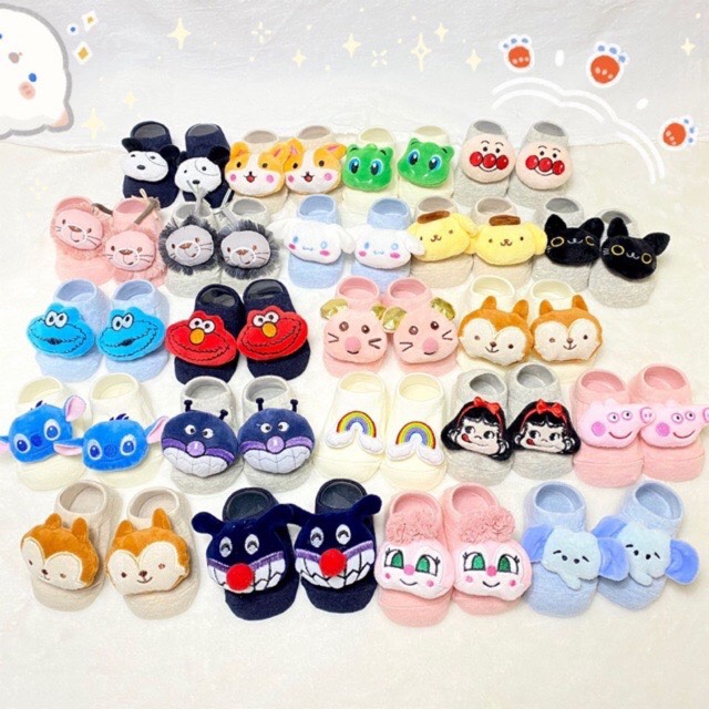 Tất vớ chống trượt siêu cute cho bé(0-18 tháng)