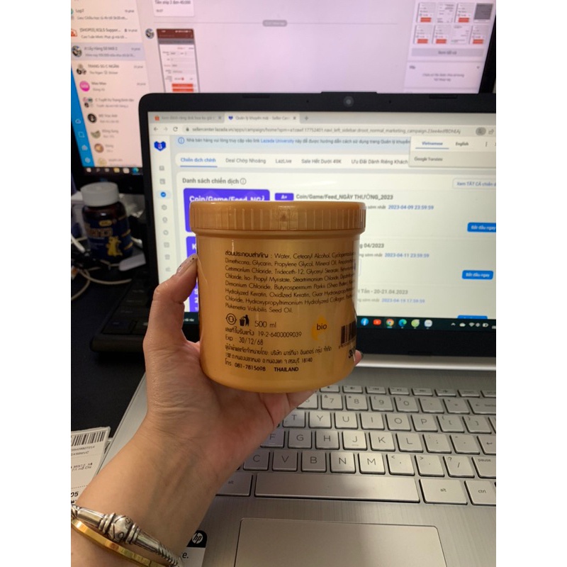 Ủ TÓC Bio Extra Gold Treatment 500ml
