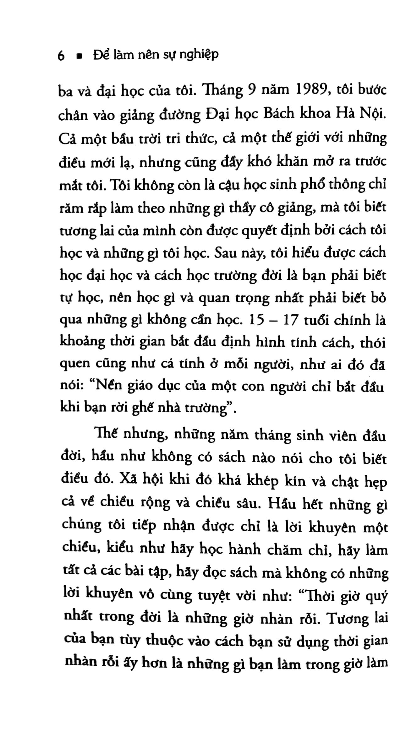 Sách - Để làm nên sự nghiệp
