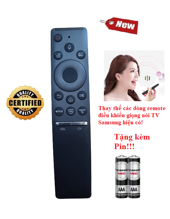 Điều khiển TV Samsung giọng nói (có Tiếng Việt) Smart Remote Control Magic thay thế tất cả các dòng remote Samsung giọng nói hiện có