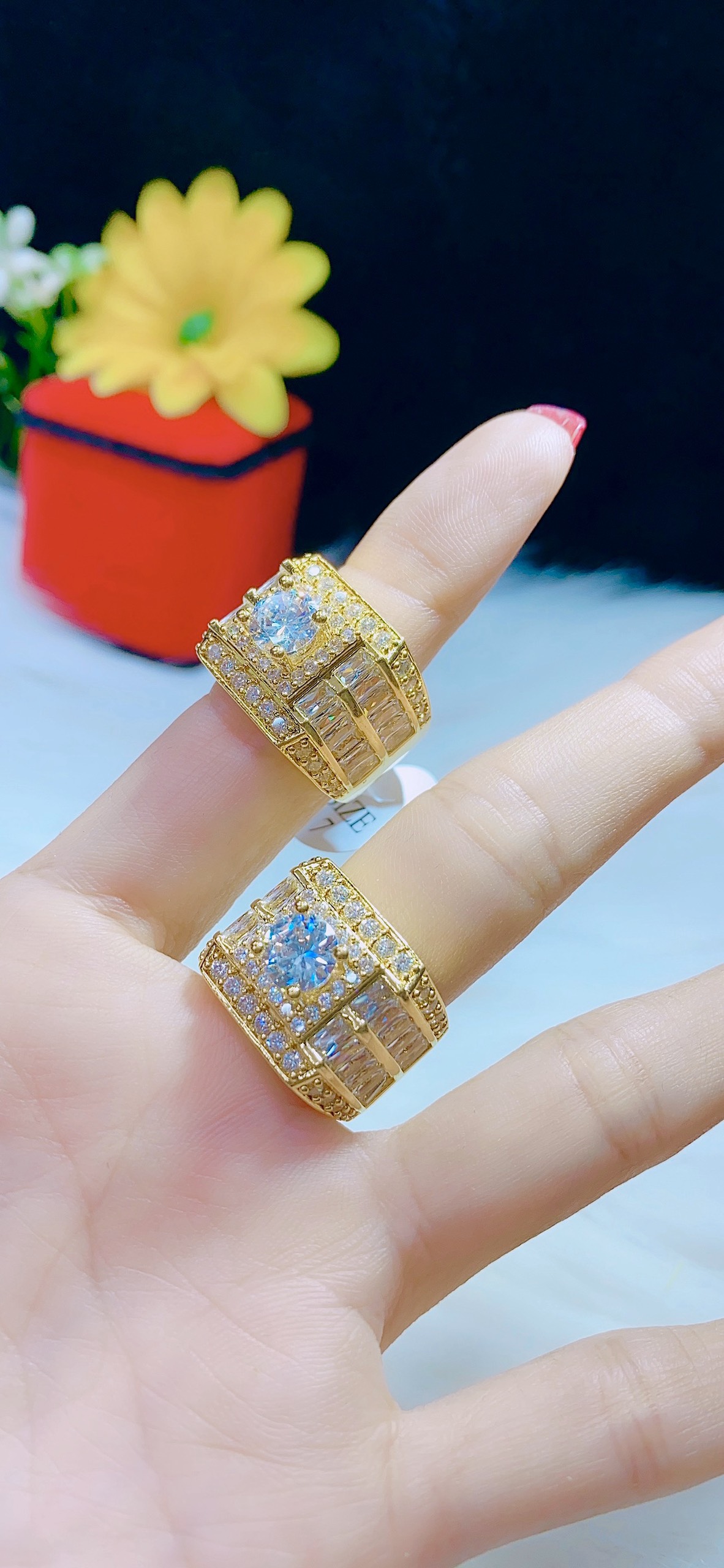 Givishop - N210790 - Thiết Kế Phù Hợp Mọi Lứa Tuổi - nhan cuoi vang tay, nhan kieu nu vang 18k Givi, kieu nhan vang 18k nhan vang 18k dep, nhan cuoi vang