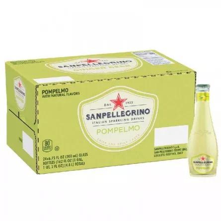 Nước bưởi có ga Sanpellegrino - Pompelmo/Grapefruit 200ml Date 10.2024
