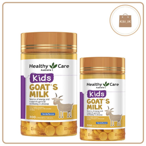 Sữa dê cô đặc dạng viên goat milk healthy care úc 300 viên