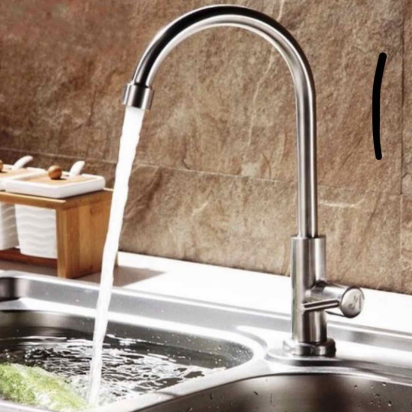 Vòi rửa chén bát inox 206806