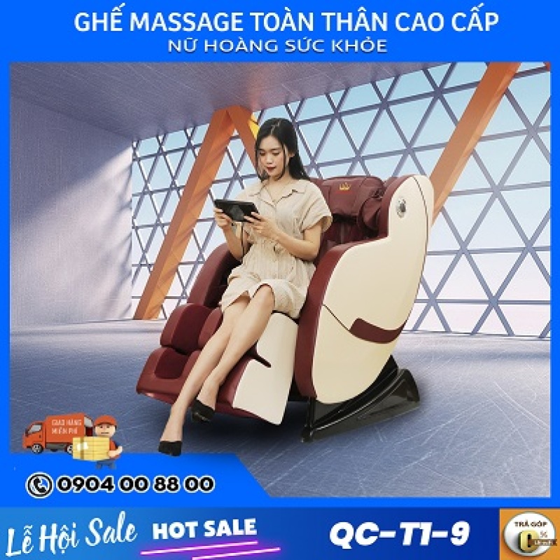 Ghế Massage Queen Crown QC T19 Điều Khiển Cảm Ứng
