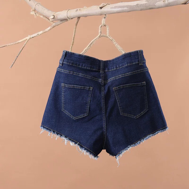 Quần Short Jeans Nữ Co Giãn