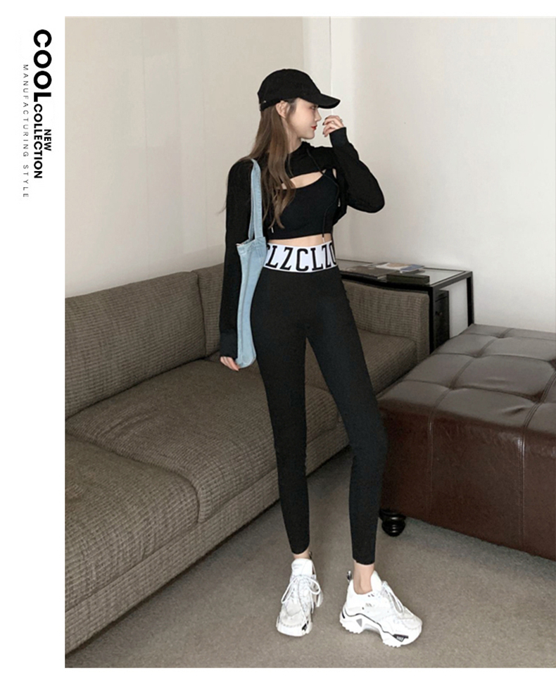 Quần Legging Cạp Cao Nữ Đẹp Thon Chân Tôn Dáng