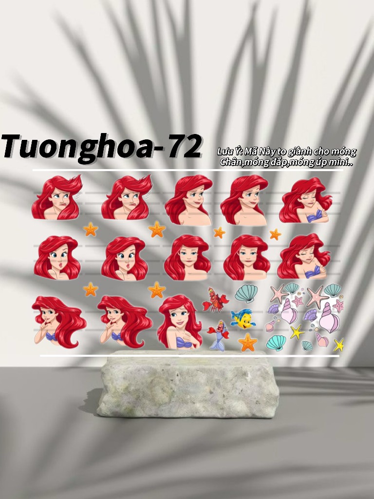 STICKER DÁN MÓNG CÔNG CHÚA