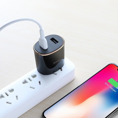 [HCM][ SẠC NHANH ] CỦ SẠC NHANH HOCO 18W TÍCH HỢP 2 CỔNG USB - QUICK CHARGE 3.0  HỖ TRỢ SẠC NHANH 2 THIẾT BỊ CÙNG LÚC  SIÊU BỀN  SIÊU AN TOÀN