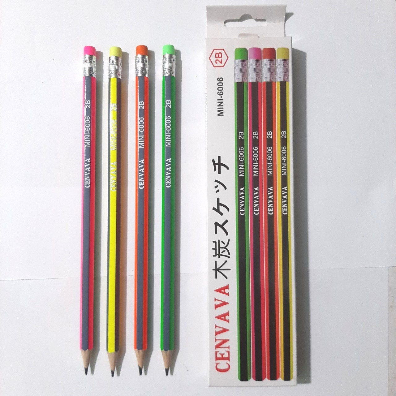 Hộp 12 Cây Bút Chì 2B Cenvava - Nhiều mẫu
