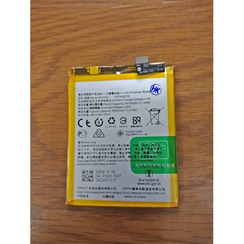 Pin oppo f9 blp681 3500 mah
