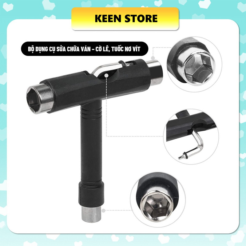 Giá bán Dụng cụ vặn ván trượt , công cụ Ratchet Ổ Cắm Cờ Lê Kick Scooter Dụng Cụ Cầm Tay