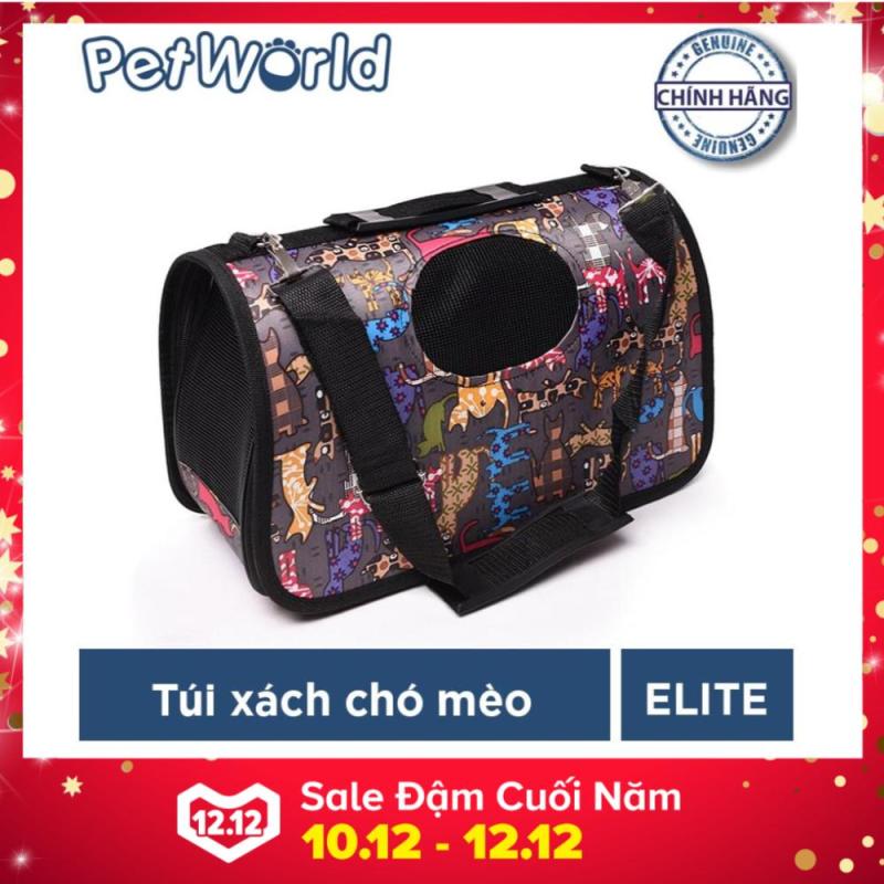 Túi vận chuyển chó mèo hình họa tiết Dark Cats - Thế Giới Thú Cưng (Size S)