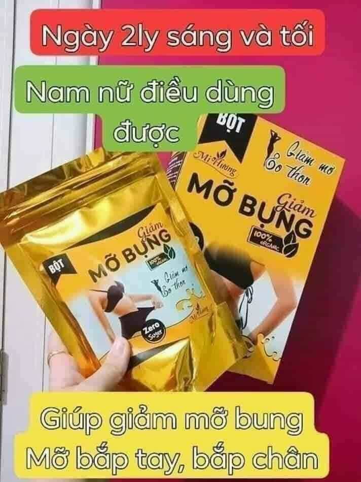 Combo Bột giảm cân Mị Hương - Giảm Mỡ Bụng Mị Hương