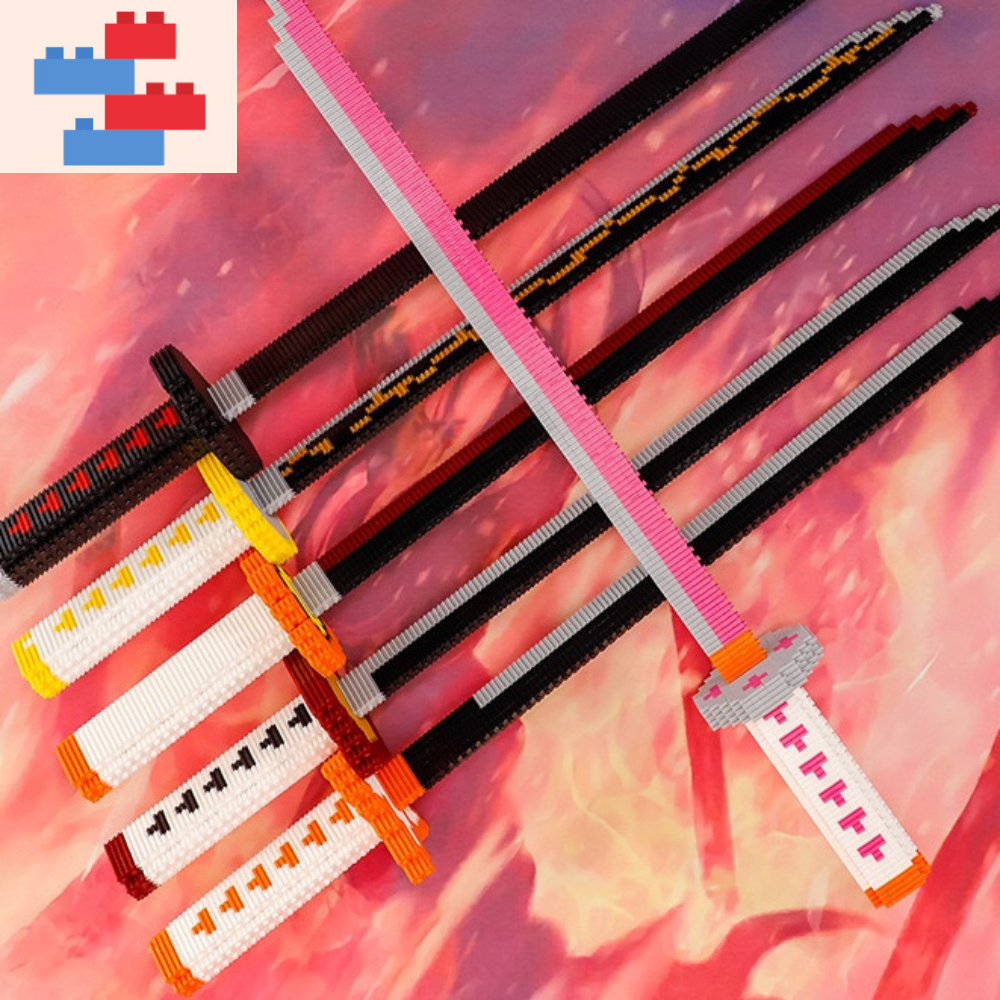 (47cm) bộ đồ chơi Lắp Ráp Kiếm Katana Master One piece zoro
