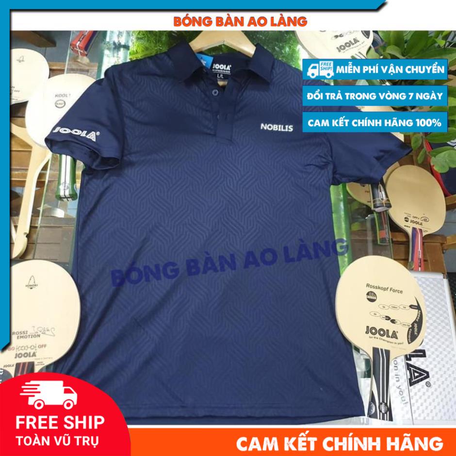 Áo thể thao bóng bàn joola nobilis tím than vân sọc