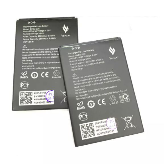 Pin vsmart bee / bvsm - 220 / 2550mah