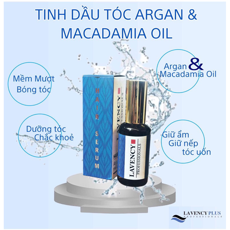 Tinh dầu dưỡng tóc Lavency Argan Macadamia Oil Phục Hồi Mềm Mượt Tóc 50ml