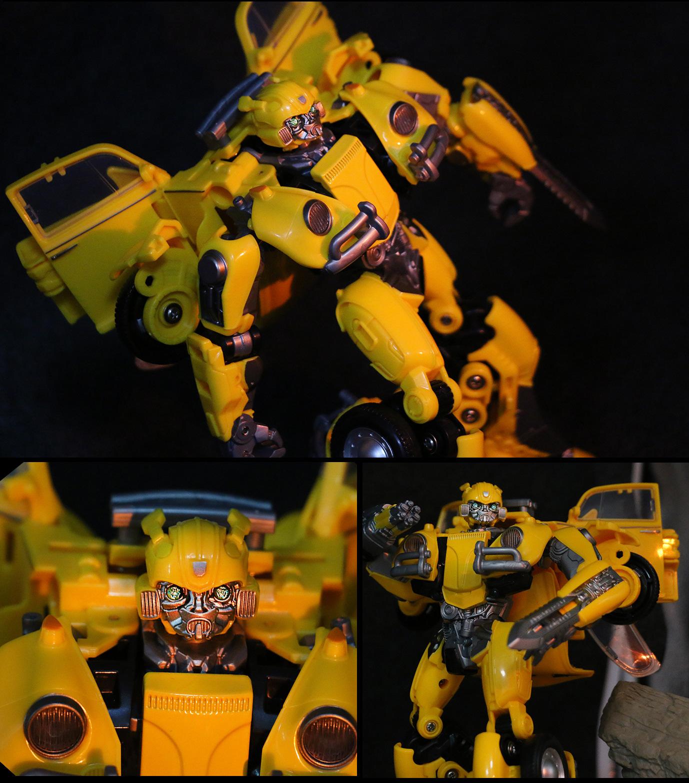 Mô hình transformer black mamba figure bumblebee h6001-3 studio se oversize bmb 21cm