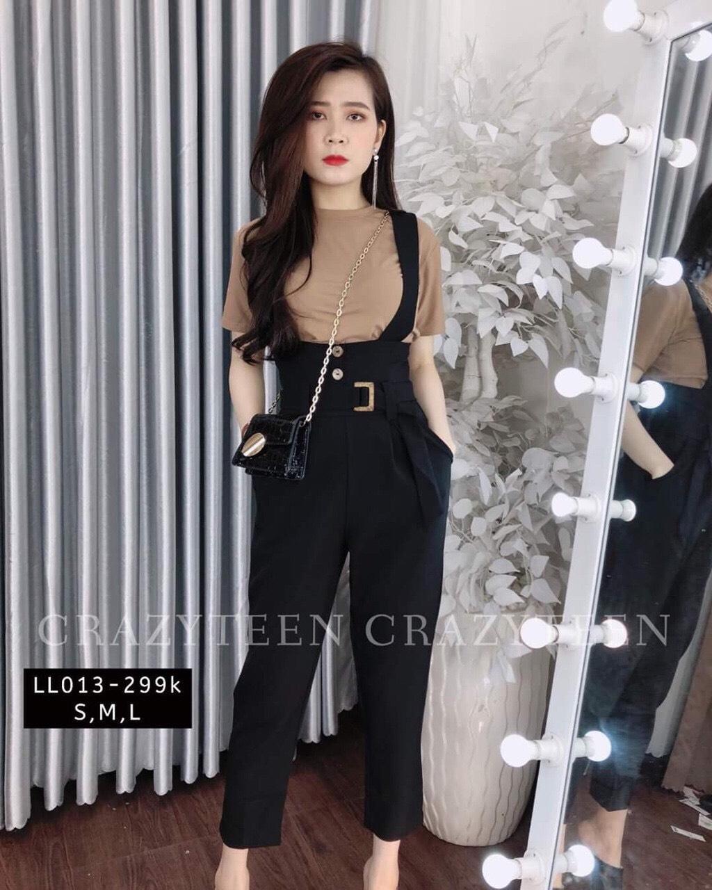 Sét yếm quần dài coton-QH