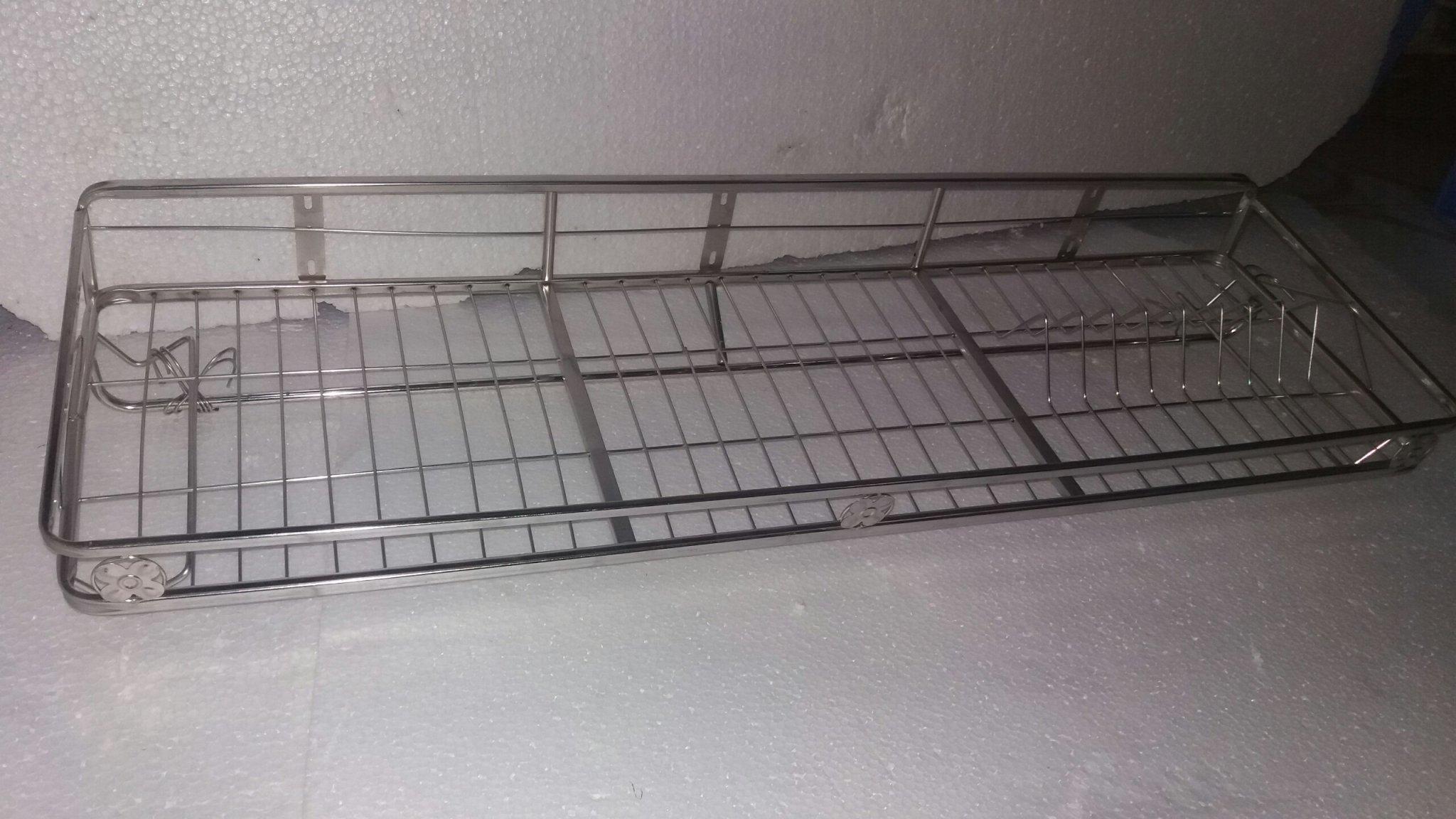 [HCM]KỆ ĐỂ ÚP CHÉN BÁT 1 TẦNG INOX - RO38LD