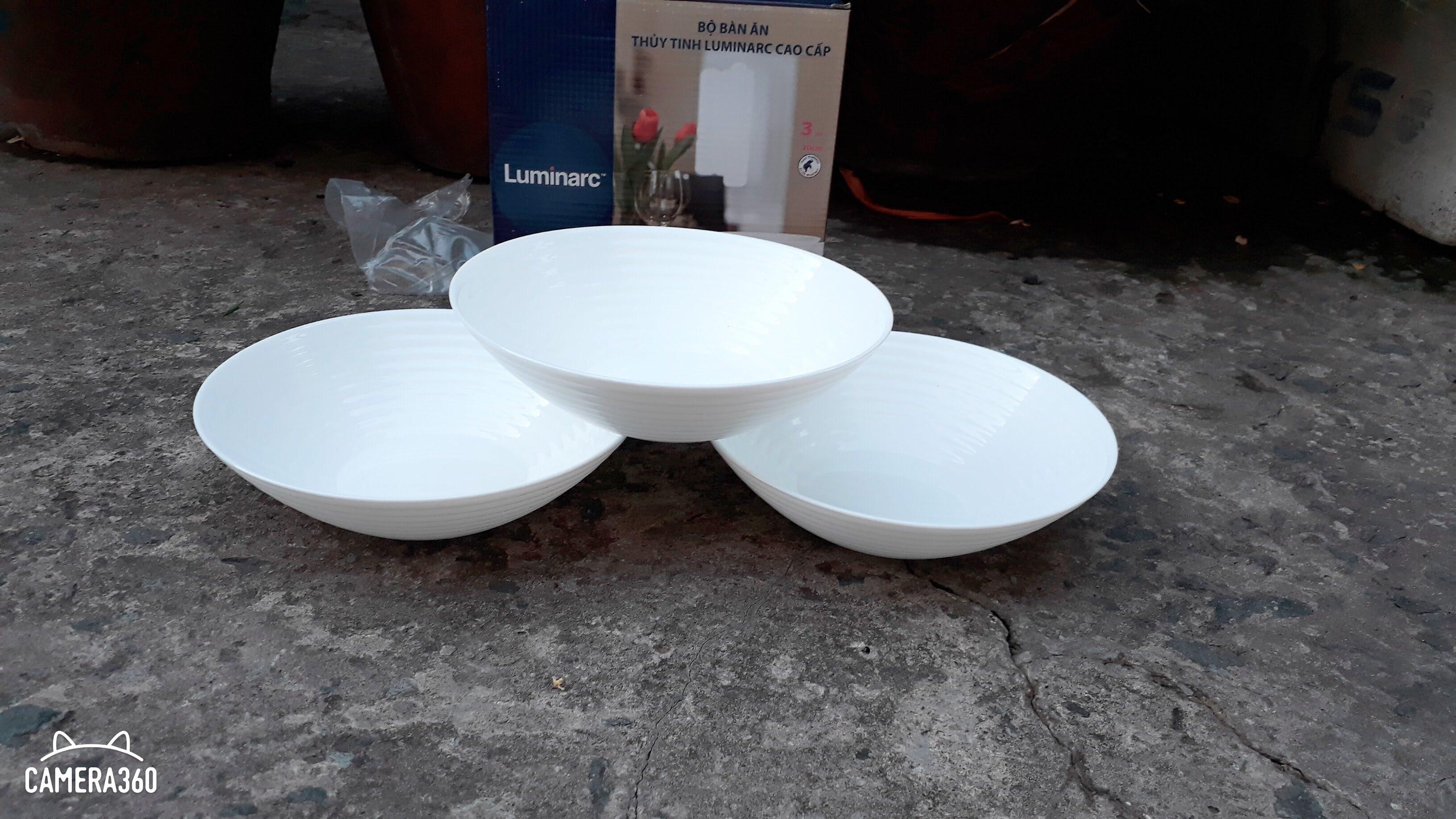 Combo 3 tô thủy tinh Luminarc đường kính 20cm