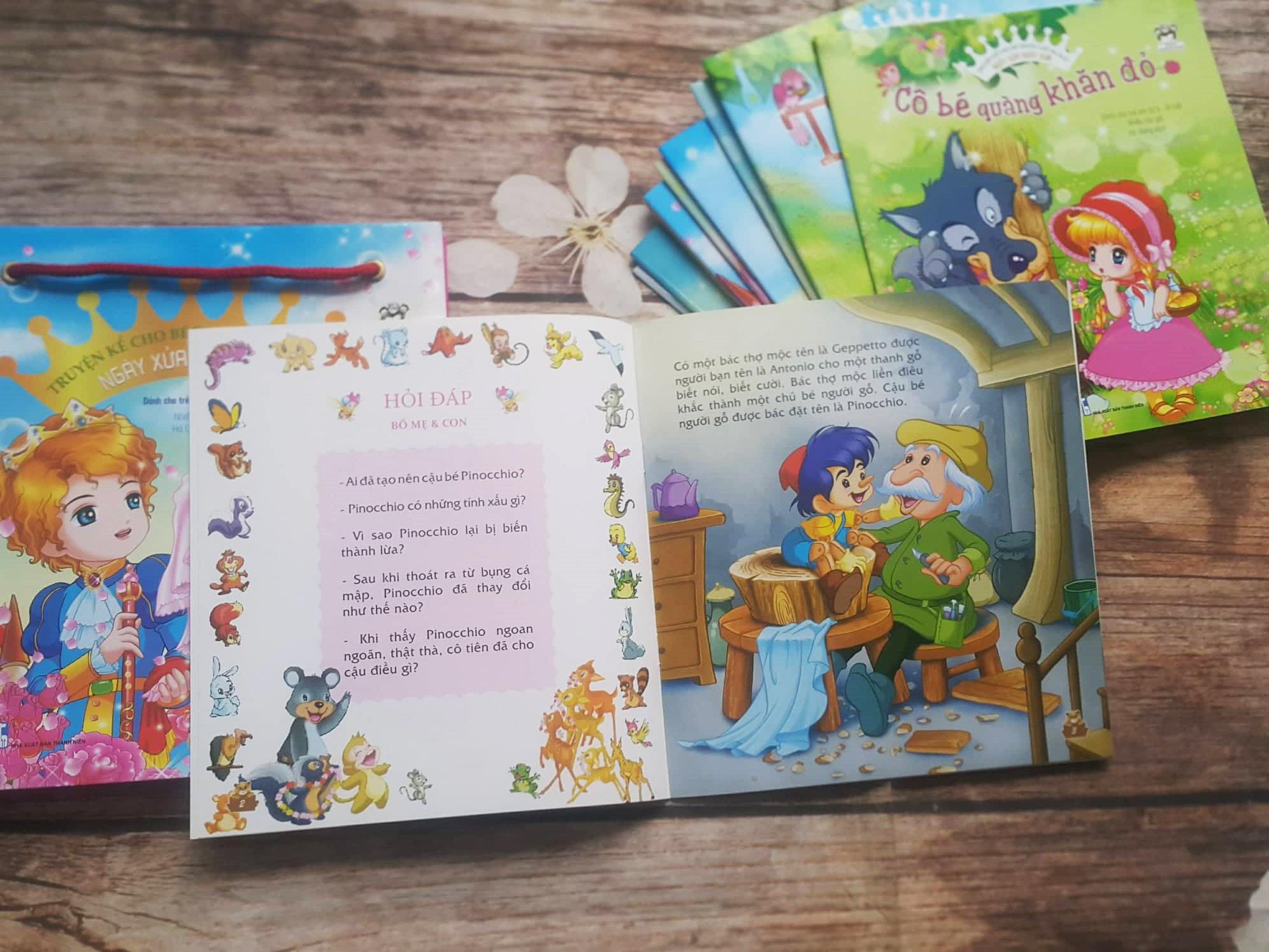 Sách - Combo Truyện Kể Cho Bé Trước Giờ Đi Ngủ - Ngày Xửa Ngày Xưa