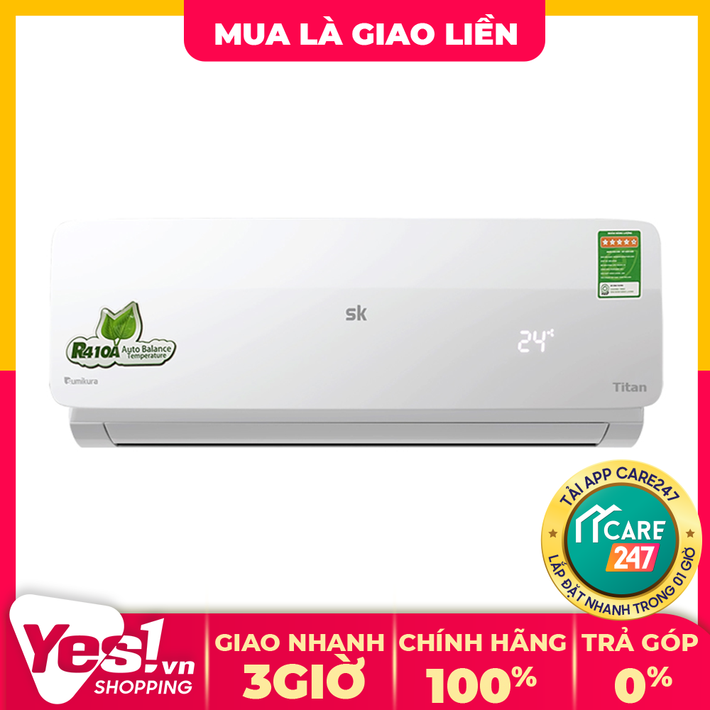 Điều hòa sumikura inverter aps/apo-240dc 24000btu 1 chiều - bảo hành chính hãng - voucher 10% lên đến 800k