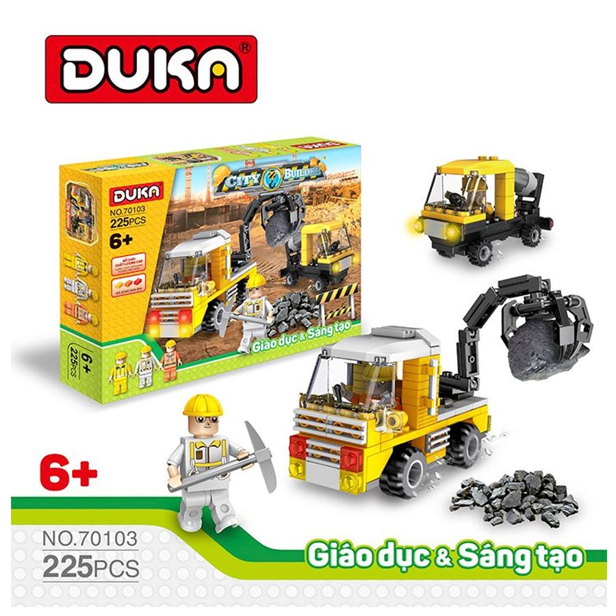 Đồ chơi ghép hình - xây dựng thành phố 225 chi tiết