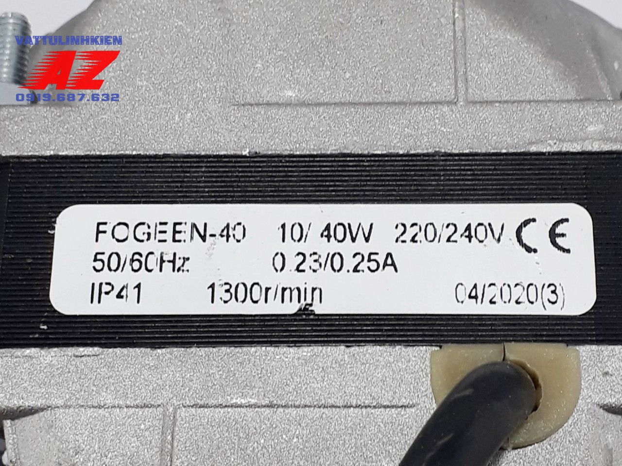 Motor quạt tủ mát AC220V - 25W / 40W lõi dây đồng
