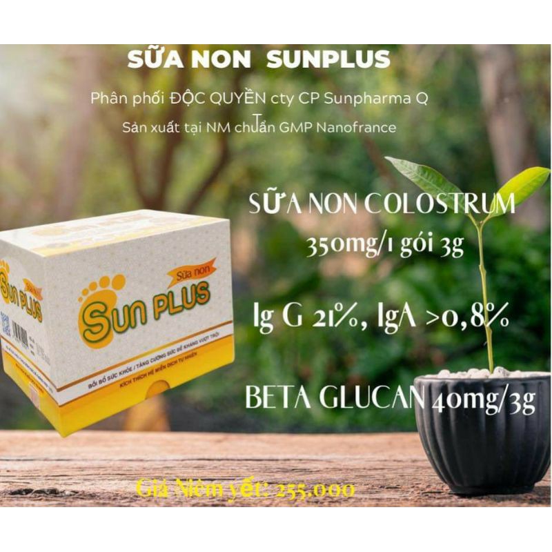 [HCM]Combo 3 Hộp Sữa Non Sunplus