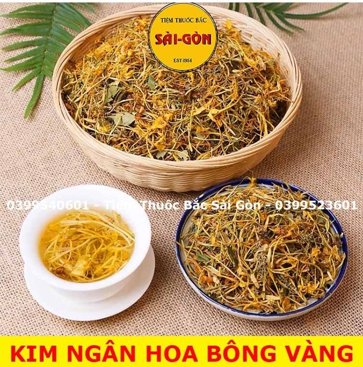 Kim Ngân Hoa Vàng VN 100g (Khô, thơm, ngon, hàng mới)