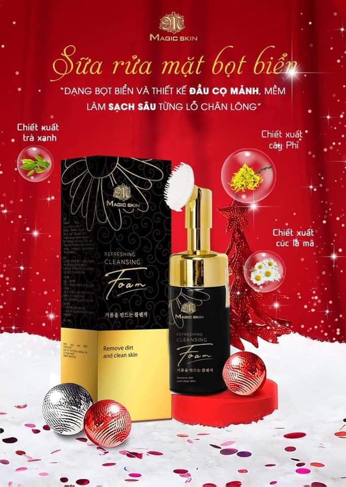 Sữa rửa mặt tạo bọt Magic Skin