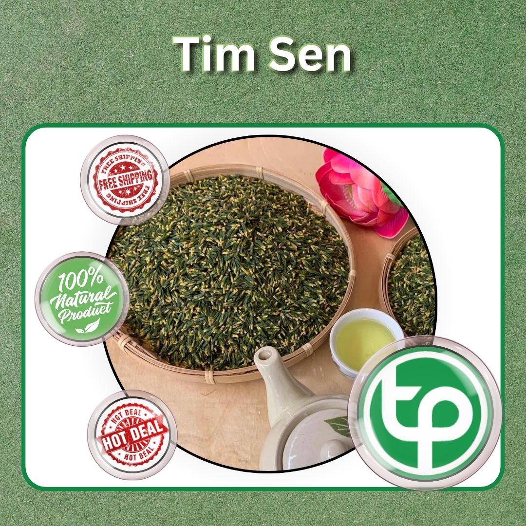 [Hàng mới về] Tim sen khô 200g cao cấp - Giúp bạn ngủ ngon hơn rất nhiều