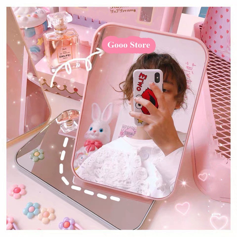 Gương để bàn gấp gọn