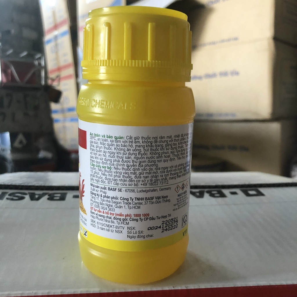 Opus 240mL ( hàng nhập khẩu từ BASF -  Đức) chế phẩm trừ thán thư, đốm  lá, rỉ sắt, lem lép hạt longf1