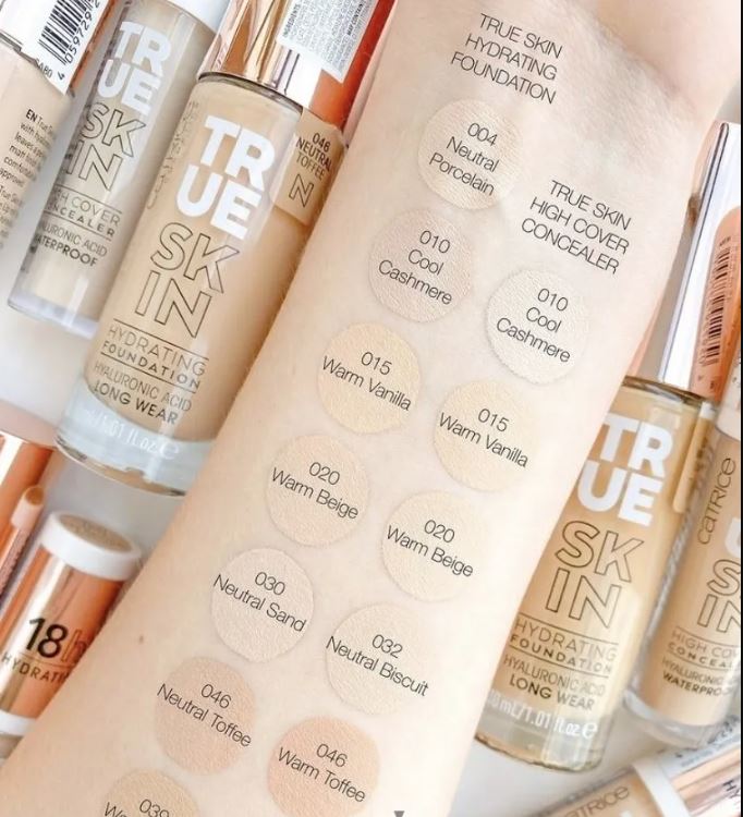 KEM NỀN CATRICE TRUE SKIN HYDRATING FOUNDATION 30ML