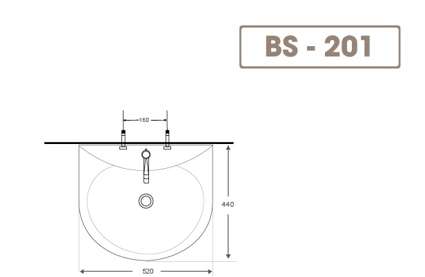 🌟[ CHÍNH HÃNG ] Lavabo Basic BS-201 - Sản phẩm dành cho mọi không gian phòng tắm🍀
