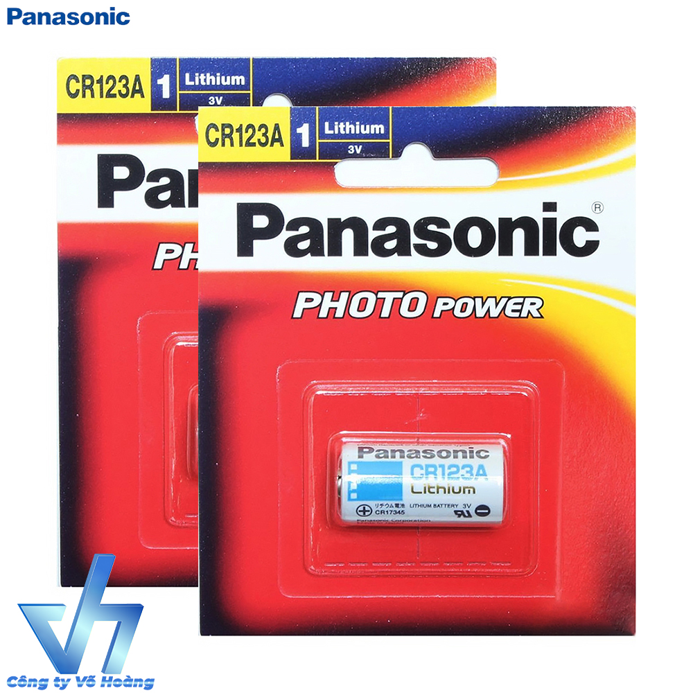 Pin máy ảnh Panasonic CR123A - 2 viên - Lithium 3V
